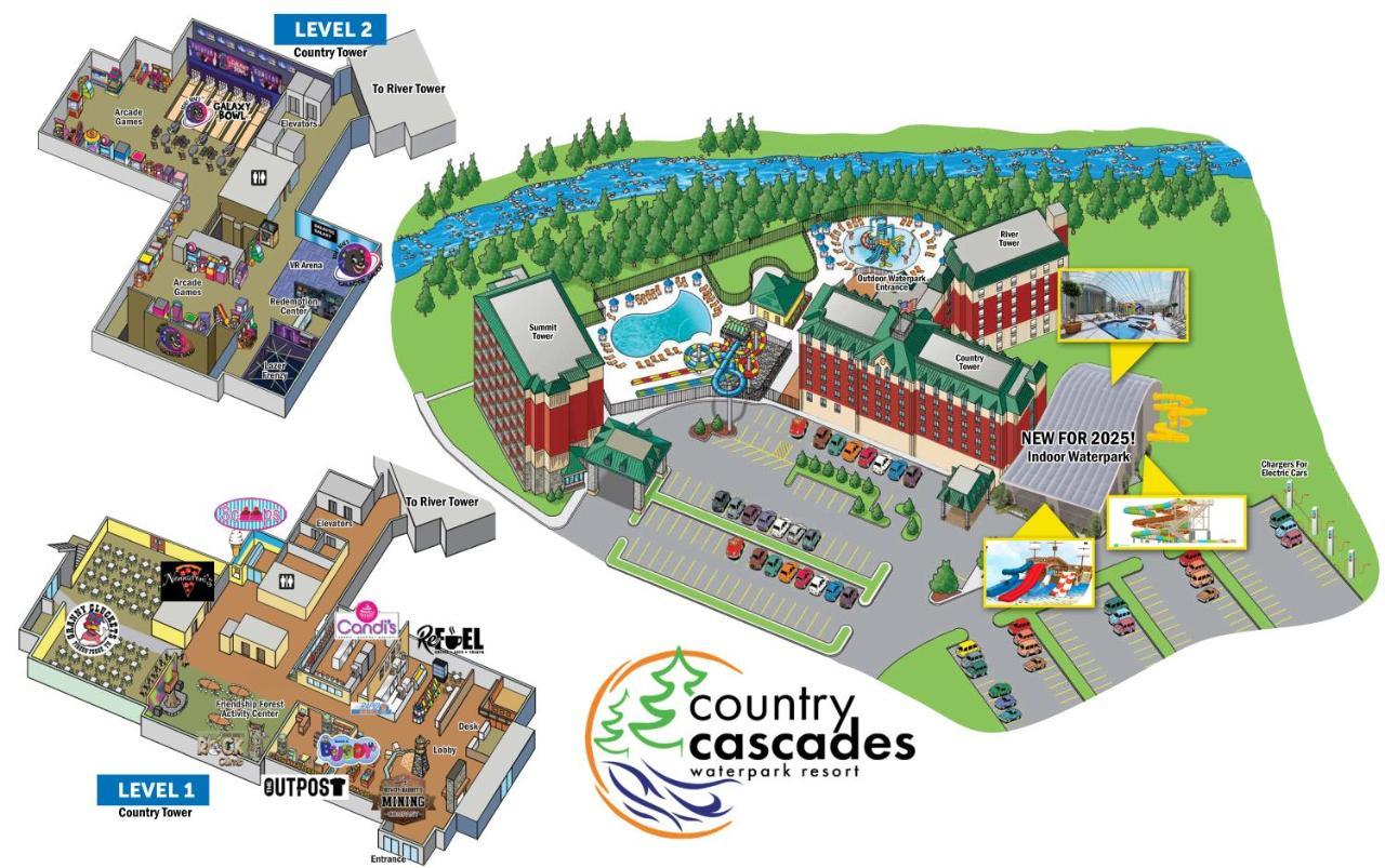 Country Cascades Waterpark Resort Pigeon Forge Exteriör bild